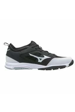 Mizuno Players Trainer 2 Baseball Softball Turf Shoes Black White